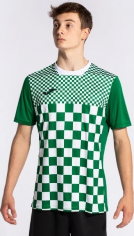 Футболка Joma FLAG III зелено-белая
