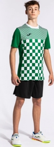 Футболка Joma FLAG III зелено-белая