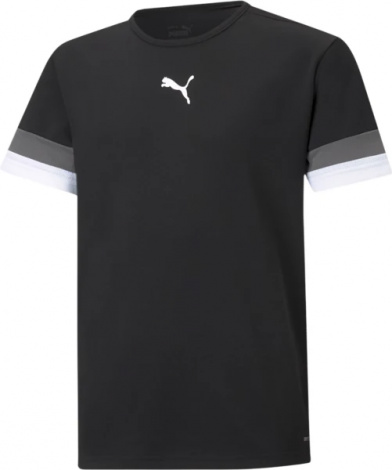 Футболка Puma Teamrise Jersey Jr Черный Детский 140