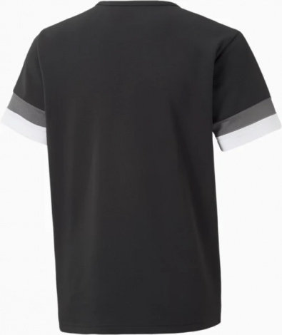 Футболка Puma Teamrise Jersey Jr Черный Детский 140
