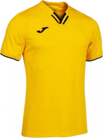Футболка Joma Toletum Iv Short Sleeve T-Shirt Yellow Black