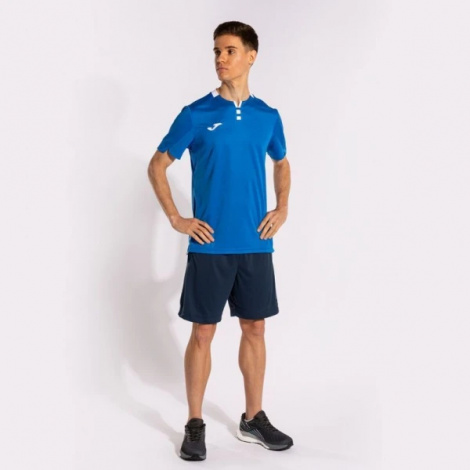 Футболка Joma Gold Iv Short Sleeve T-Shirt Royal White