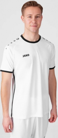 Футболка джерсі Jako PRIMERA S/S біло-сіра 4212-000