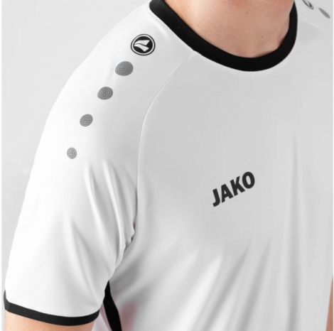 Футболка джерсі Jako PRIMERA S/S біло-сіра 4212-000