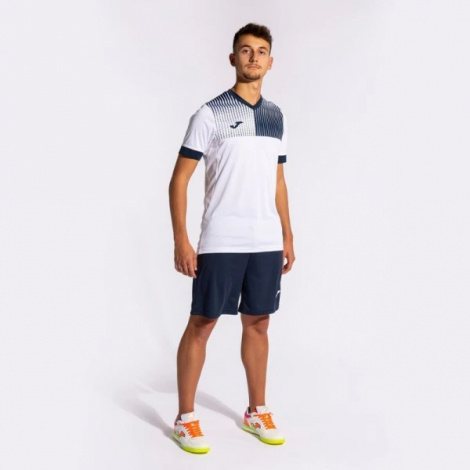 Футболка Joma SUPERNOVA IV бело-т.синяя