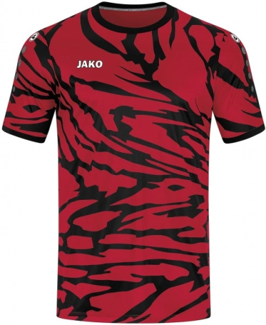 Футболка джерсі Jako ANIMAL S/S червоно-чорна 4242-111