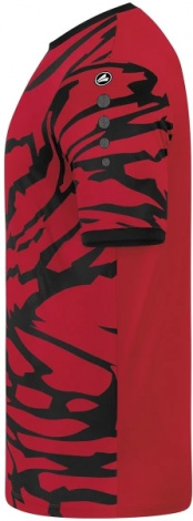 Футболка джерсі Jako ANIMAL S/S червоно-чорна 4242-111