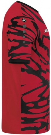 Футболка джерсі Jako ANIMAL S/S червоно-чорна 4242-111