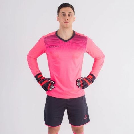 Комплект воротарської форми Kelme ZAMORA рожево-темно-сірий 3871007.9997