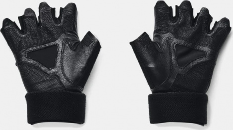 Рукавички для важкої атлетики Under Armour WEIGHTLIFTING GLOVES чорні 1369830-001