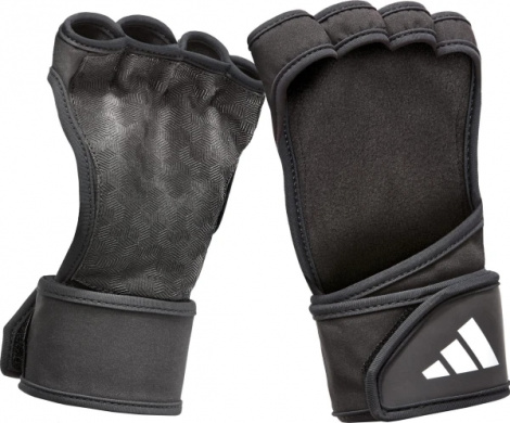 Перчатки Для Тренинга Adidas Open Back Training Gloves Черный Унисекс M