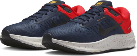 Кросівки бігові Nike AIR ZOOM STRUCTURE 24 темно-синьо-червоні DA8535-403