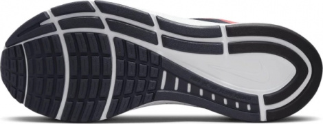 Кросівки бігові Nike AIR ZOOM STRUCTURE 24 темно-синьо-червоні DA8535-403