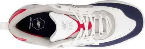 Кросівки New Balance NUMERIC 808 біло-сіро-темно-синьо-червоні NB808WRB