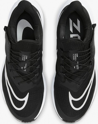 Кросівки бігові жіночі Nike W AIR ZOOM PEGASUS FLYEASE чорно-білі DJ7383-001