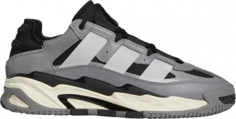 Кроссовки Adidas NITEBALL серо-черные GW2017