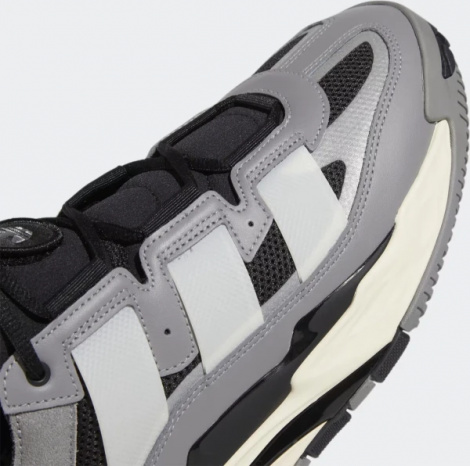 Кроссовки Adidas NITEBALL серо-черные GW2017