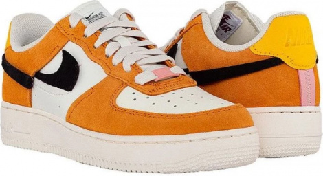 Кросівки жіночі Nike WMNS AF1 LXX біло-жовтогарячі DQ0858-100