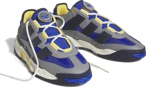 Кроссовки Мужские Adidas Niteball Grey/Blue (H06510)