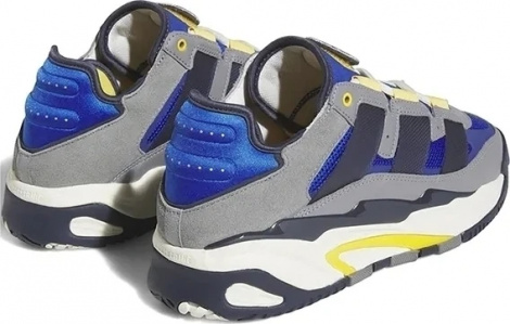 Кроссовки Мужские Adidas Niteball Grey/Blue (H06510)