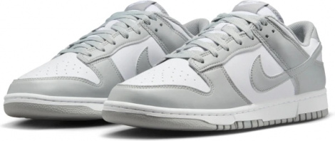Кросівки Nike DUNK LOW RETRO сіро-білі HF5441-105