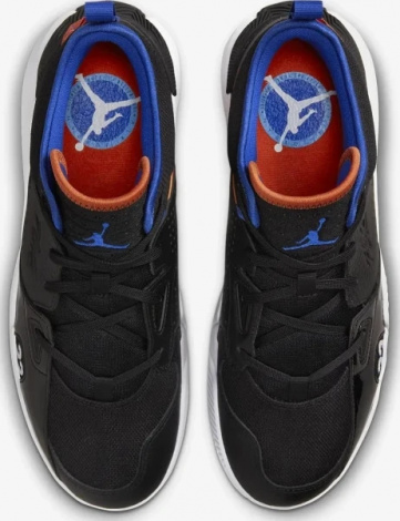 Кросівки баскетбольні Nike JORDAN STAY LOYAL 2 чорно-синьо-жовтогарячі DQ8401-048