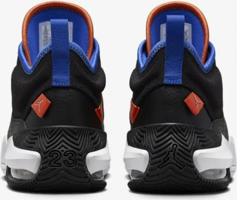 Кросівки баскетбольні Nike JORDAN STAY LOYAL 2 чорно-синьо-жовтогарячі DQ8401-048