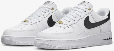 Кросівки Nike AIR FORCE 1 07 LV8 біло-чорні DQ7658-100