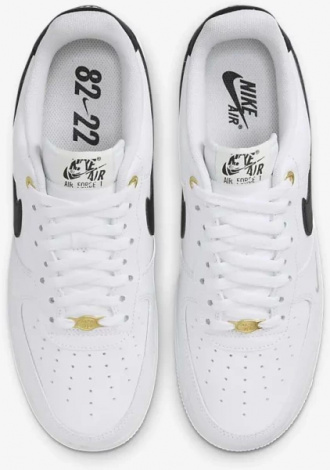 Кросівки Nike AIR FORCE 1 07 LV8 біло-чорні DQ7658-100