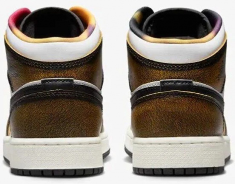 Кросівки дитячі Nike AIR JORDAN 1 MID SE (GS) різнокольорові DQ8418-071