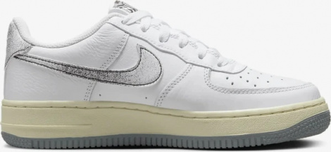 Кросівки підліткові Nike AIR FORCE 1 LV8 3 (GS) біло-сірі DX1657-100