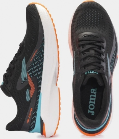 Кросівки бігові Joma STORM VIPER чорно-бірюзово-жовтогарячі RVIPEW2401