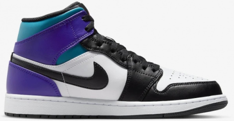 Кросівки Nike JORDAN AIR 1 MID різнокольорові DQ8426-154