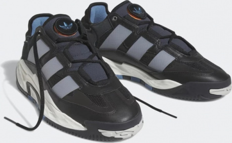 Кросівки Adidas NITEBALL чорно-біло-сірі FZ5742