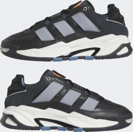 Кросівки Adidas NITEBALL чорно-біло-сірі FZ5742