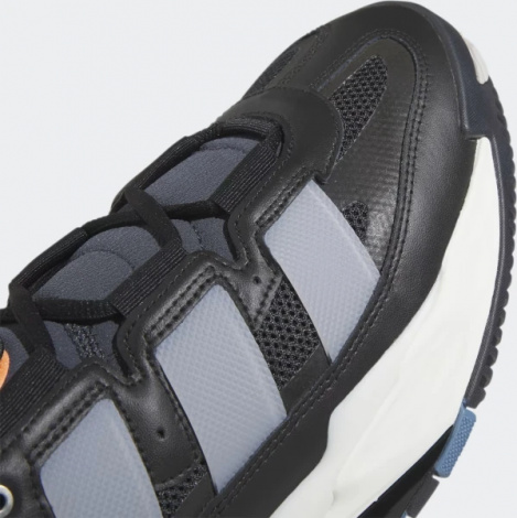 Кросівки Adidas NITEBALL чорно-біло-сірі FZ5742