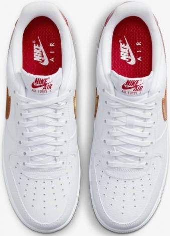 Кросівки Nike AIR FORCE 1 LOW JUMBO біло-червоні DV3505-100