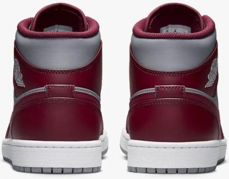 Кросівки Nike AIR JORDAN 1 MID червоно-сірі DQ8426-615