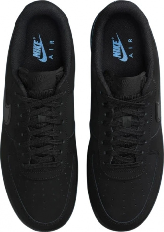 Кросівки Nike AIR FORCE 1 07 LOW 'RUBBER SWOOSH' чорно-сині HV6223-001