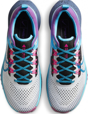 Кросівки для трейлраннінгу Nike REACT PEGASUS TRAIL 4 SE світло-сіро-синьо-рожеві FB7182-001