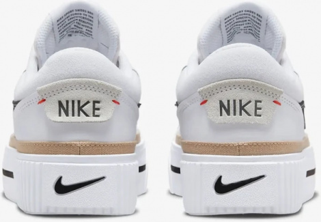 Кеди жіночі Nike COURT LEGACY LIFT біло-чорні DM7590-100