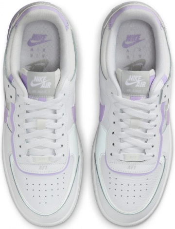 Кросівки жіночі Nike AIR FORCE 1 SHADOW біло-світло-фіолетові FN6335-102