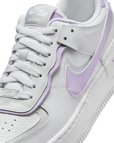Кросівки жіночі Nike AIR FORCE 1 SHADOW біло-світло-фіолетові FN6335-102