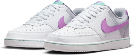 Кросівки жіночі Nike COURT VISION LOW NEXT NATURE біло-сіро-рожеві FN7141-100