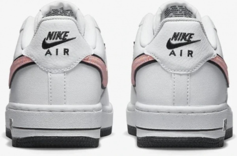 Кросівки дитячі Nike AIR FORCE 1 GS біло-рожеві DZ6307-100