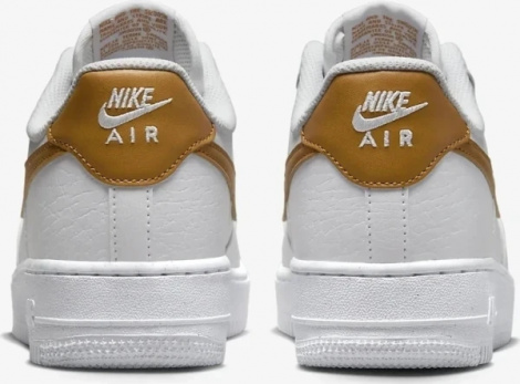 Кросівки жіночі Nike AIR FORCE 1'07 NEXT NATURE біло-золоті DN1430-104