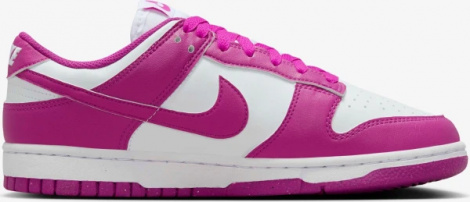 Кросівки жіночі Nike DUNK LOW NEXT NATURE фуксієво-білі DD1873-110