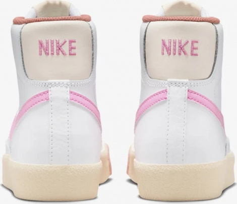 Кеди підліткові Nike BLAZER MID 77 (GS) біло-рожеві DZ2900-100