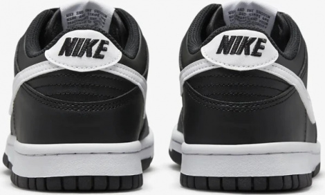 Кросівки підліткові Nike DUNK LOW (GS) чорно-білі FD1232-001