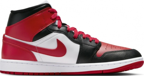 Кроссовки Jordan Wmns 1 Mid Alternate Bred Toe